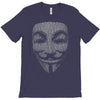 v for vendetta mask guy fawkes cool girls womens cotton t shirt dw01 T-Shirt