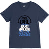 Some Girls Love Diamonds This Girl Loves Balls V-Neck Tee