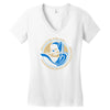 mustache batman Women's V-Neck T-Shirt