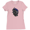 skull modile head Ladies Fitted T-Shirt
