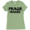 peace maker Ladies Fitted T-Shirt