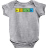 bazinga periodic table funny funny birthday present gift Baby Bodysuit