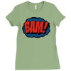 comic bam Ladies Fitted T-Shirt