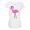 animal pink Maternity Scoop Neck T-shirt