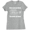 black hole Ladies Fitted T-Shirt