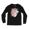 Heart And Flowers Long Sleeve Shirts