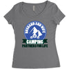 camping for life;Husband and wife Women's Triblend Scoop T-shirt