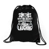 you can almost hear the fish laughing! Drawstring Bags