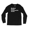 kiedes flea frusciante smith Long Sleeve Shirts