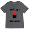 HOWZAT I BAT FOR THE WORLD SERIES V-Neck Tee