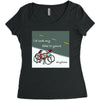 i&rsquo;d lock my bike to yours anytime Women's Triblend Scoop T-shirt
