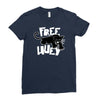 free huey Ladies Fitted T-Shirt