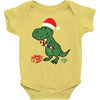 christmas dinosaur Baby Bodysuit