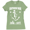 ronnie van zant tribute Ladies Fitted T-Shirt
