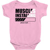 muscles installing Baby Onesie