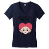 Mommy, Let's Go to Yoga Class! Women's V-Neck T-Shirt