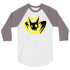 arkham orgins joker bat 3/4 Sleeve Shirt