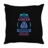I am a Thyroid Cancer Survivor - What's Your Superpower? Throw Pillow