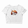 back from the pit Crop Top