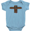 peter pan  indians logo Baby Onesie
