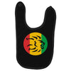 rasta lion head reggae dub step music dance Baby Bibs