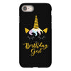 birthday unicorn girl. iPhone 8