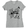 trollface steamboat Ladies Fitted T-Shirt