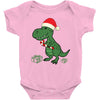 christmas dinosaur Baby Bodysuit