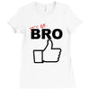 it's ok bro  funny Ladies Fitted T-Shirt