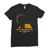 Total Solar Eclipse Camp Ladies Fitted T-Shirt