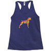 boxer flower Racerback Tank
