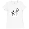 the ghost of disapproval Ladies Fitted T-Shirt