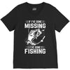 If I've Gone Missing Fishing V-Neck Tee