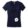 Say Hello to My Little Friend Women's V-Neck T-Shirt