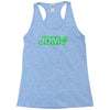 black funny glow in dark glowing Racerback Tank
