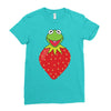 Kermit Strawberry Ladies Fitted T-Shirt