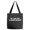 do i look like a people person Tote Bags