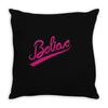 believe hand lettering printed t shirt Throw Pillow