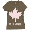 canada eh team Ladies Fitted T-Shirt