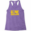 gone squatchin Racerback Tank