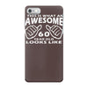 this is what an awesome 60 year old looks like iPhone 7 Case
