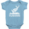 buck wear food poops Baby Onesie