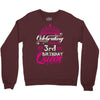 Celebrating With the 3rd Birthday Queen Crewneck Sweatshirt