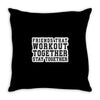 workout Throw Pillow
