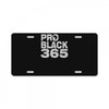 pro black 365 License Plate
