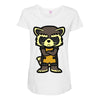 angry raccoon Maternity Scoop Neck T-shirt