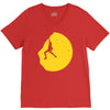 adrenaline addict rock climbing V-Neck Tee