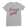 scout girl Ladies Fitted T-Shirt