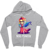 nerd princess Zipper Hoodie