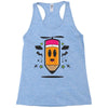 fly pencil vector Racerback Tank